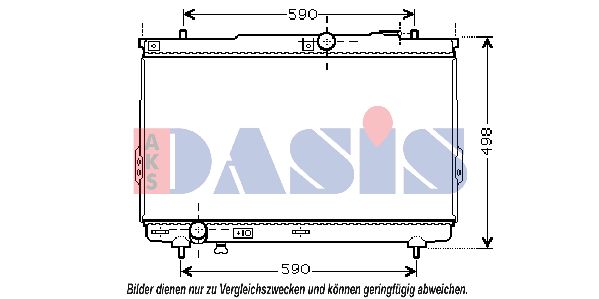 AKS DASIS Radiaator,mootorijahutus 510035N